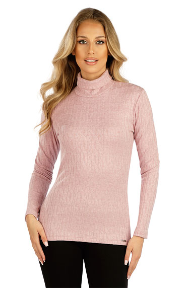 Damenmode > Damen Rollkragenpullover mit langen Ärmeln. 7E012