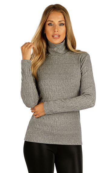 Pullover, Cardigans, Rollkragenpullover > Damen Rollkragenpullover mit langen Ärmeln. 7E016