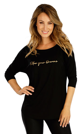 T-Shirts, Tops, Blusen > Damen T-Shirt, mit 3/4 Ärmeln. 7E191